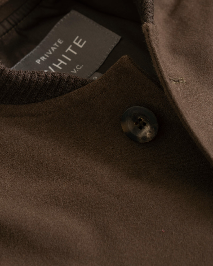 Herre | Jakker | Private White V.C. | Moleskin Bomber Jacket Brown