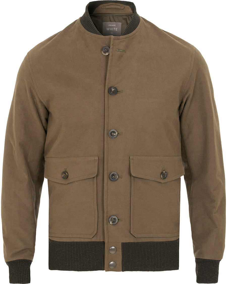 Herre | Jakker | Private White V.C. | Moleskin Bomber Jacket Lovet