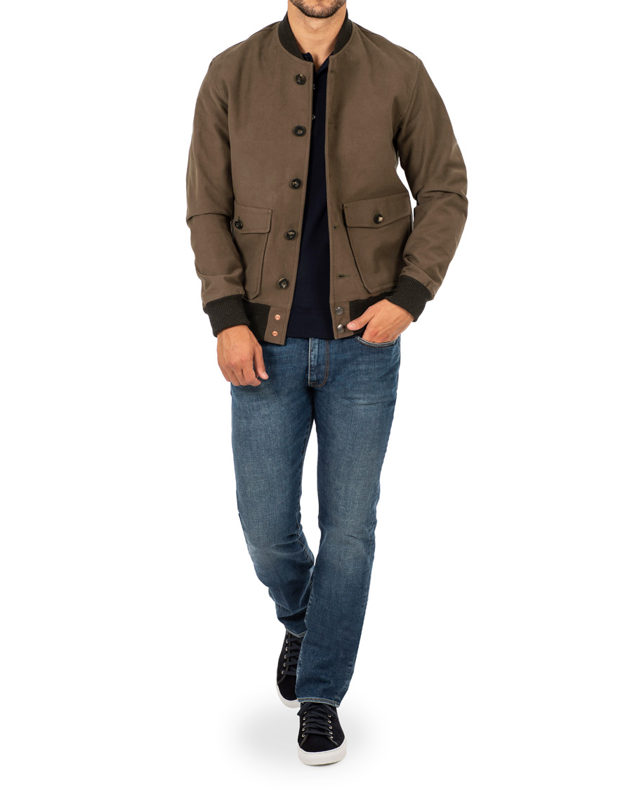 Herre | Jakker | Private White V.C. | Moleskin Bomber Jacket Lovet