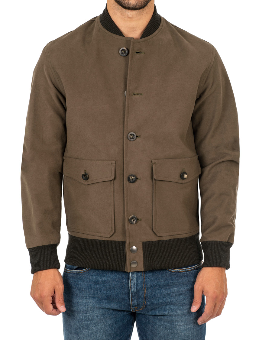 Herre | Jakker | Private White V.C. | Moleskin Bomber Jacket Lovet