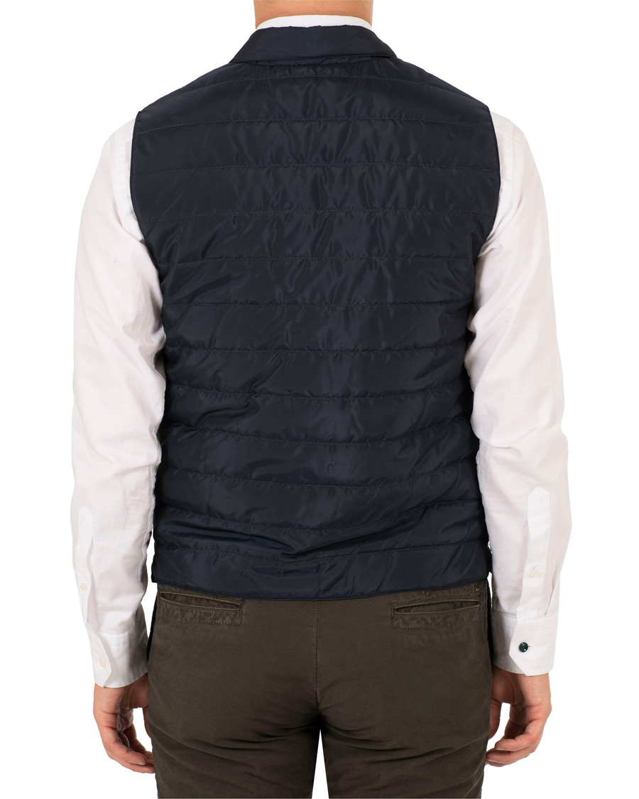 Herre | Jakker | Morris Heritage | Henry Quilted Waistcoat Navy