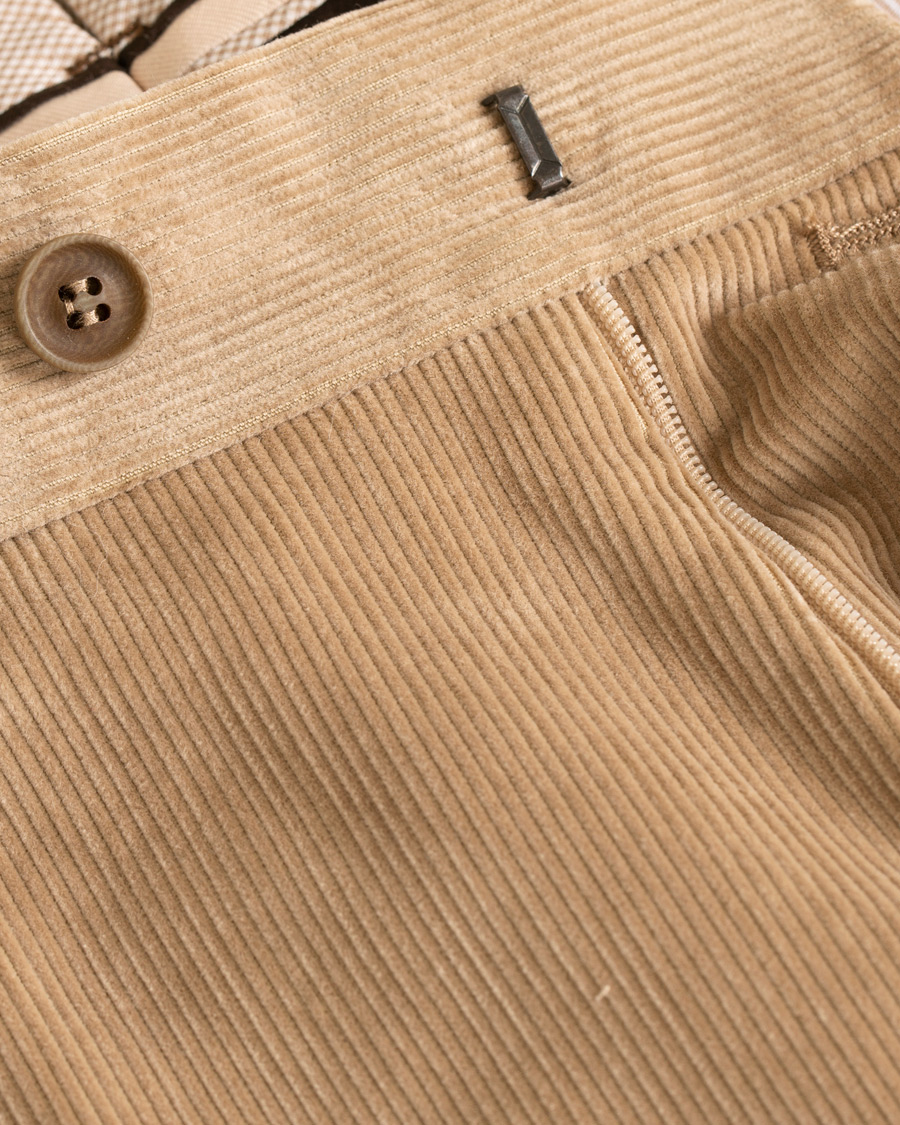 Herre | Bukser | Morris Heritage | Anton Corduroy Trousers Beige