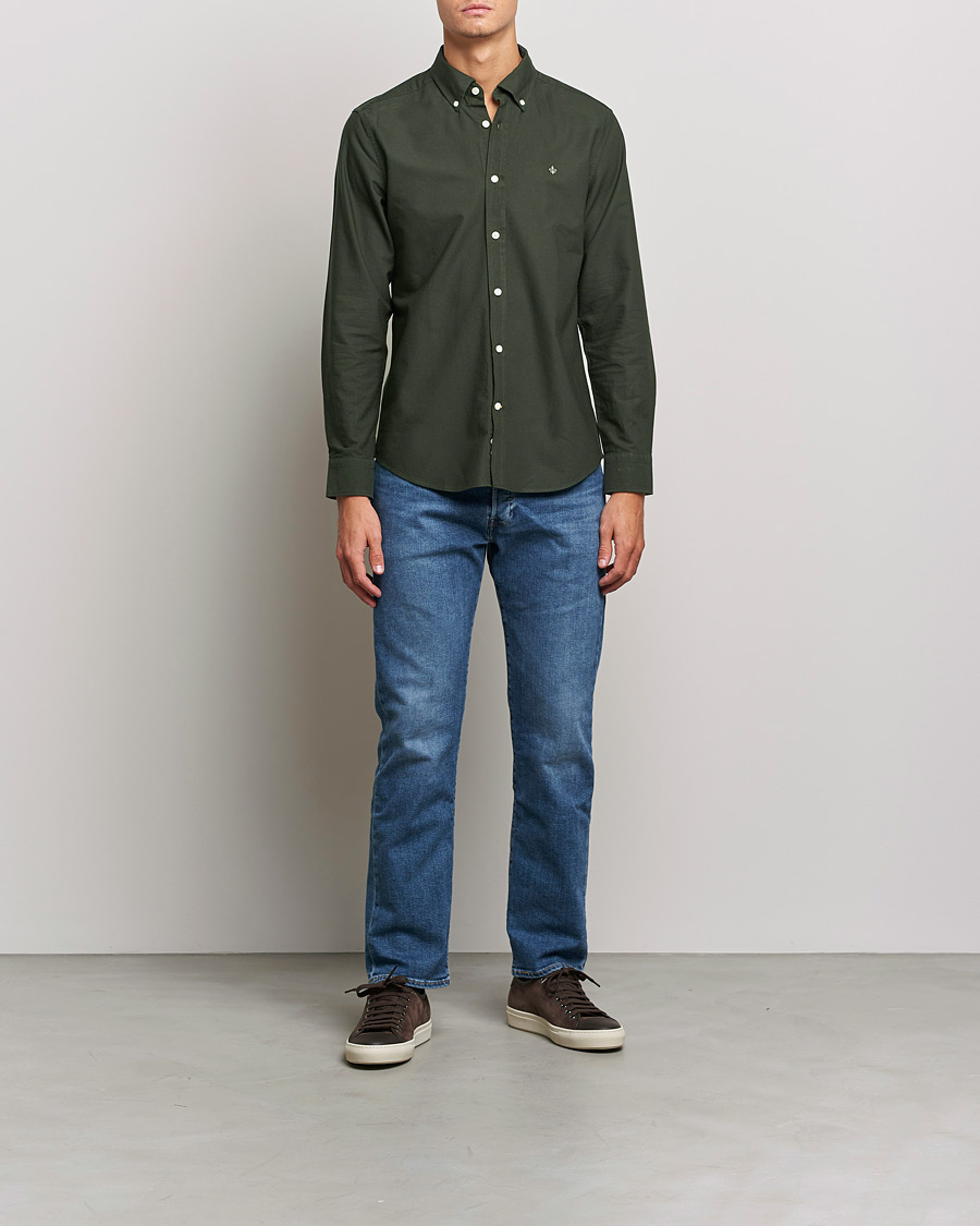 Herre | Skjorter | Morris | Douglas Oxford Shirt Olive