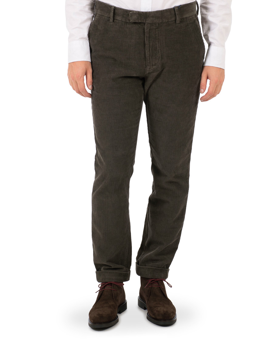 Herre | Bukser | Morris | Harry Corduroy Slacks Olive
