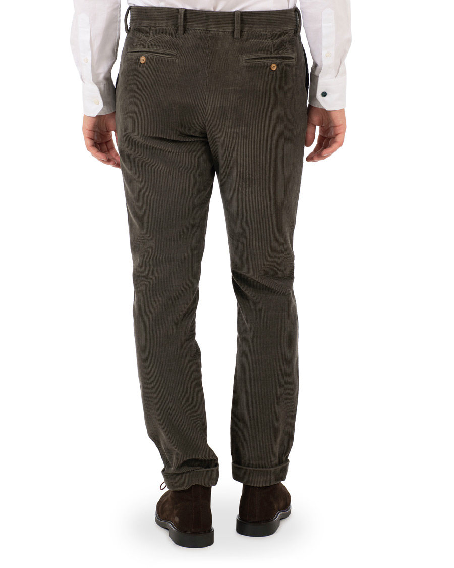 Herre | Bukser | Morris | Harry Corduroy Slacks Olive