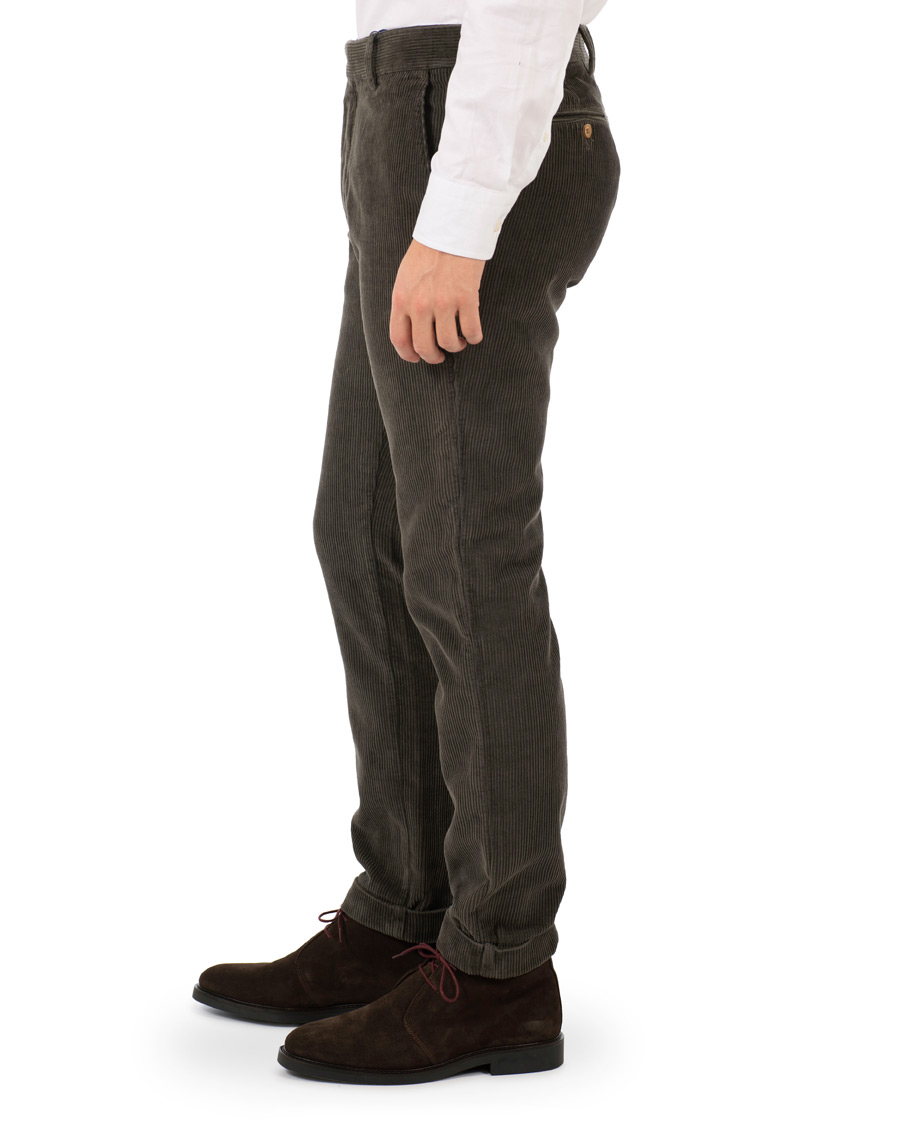 Herre | Bukser | Morris | Harry Corduroy Slacks Olive