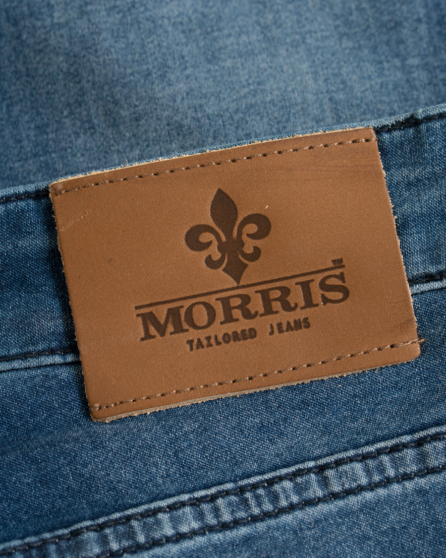 Herre | Jeans | Morris | Steve Satin Stretch Jeans Blue