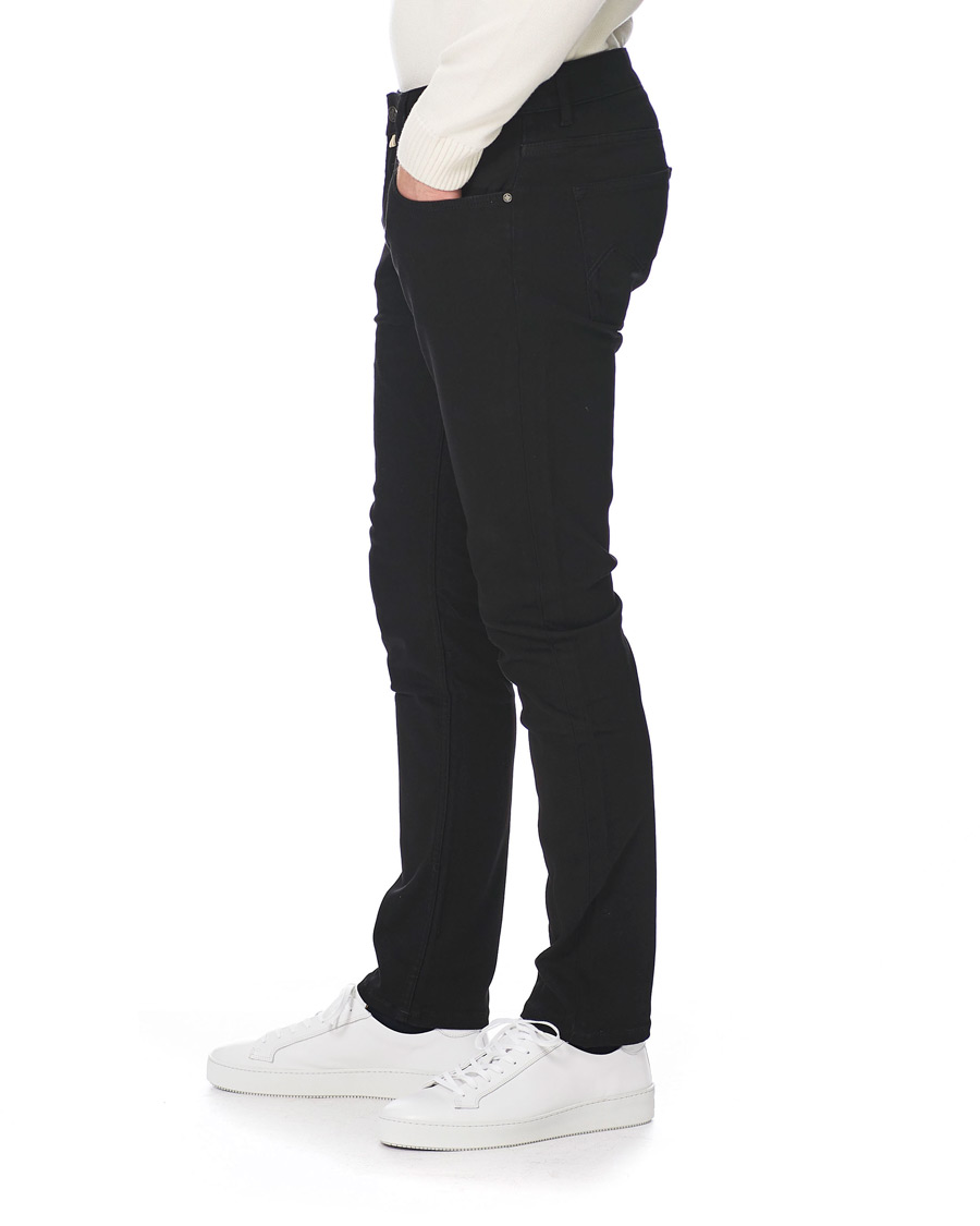 Herre | Jeans | Morris | Steve Satin Stretch Jeans Black