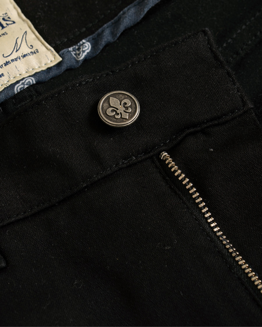 Herre | Jeans | Morris | Steve Satin Stretch Jeans Black