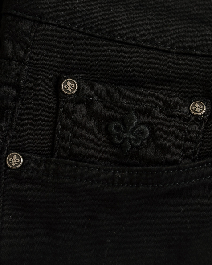 Herre | Jeans | Morris | Steve Satin Stretch Jeans Black