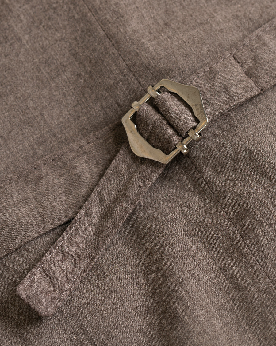 Herre | Dressjakker | Morris | Harris Tweed Waistcoat Brown