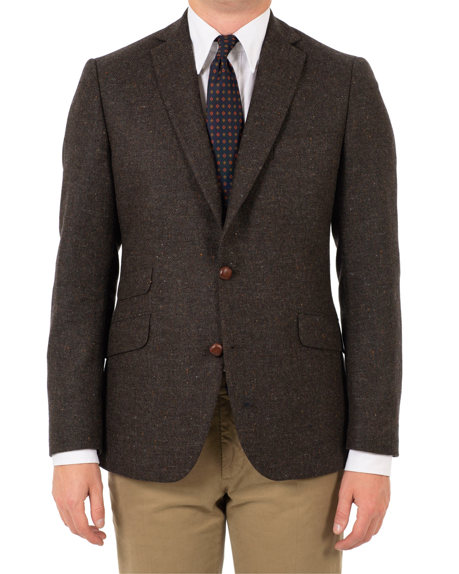 Herre | Dressjakker | Morris | Harris Tweed Donegal Blazer Brown