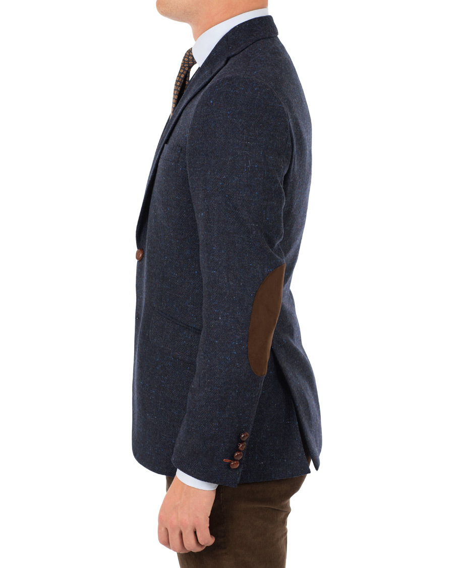 Herre | Dressjakker | Morris | Harris Tweed Donegal Blazer Navy