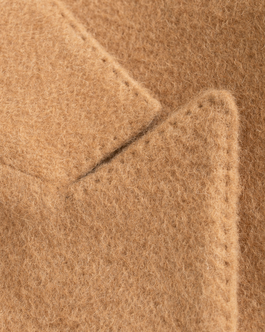 Herre | Jakker | Oscar Jacobson | Saul Delux Double Breasted Camelhair Coat Camel