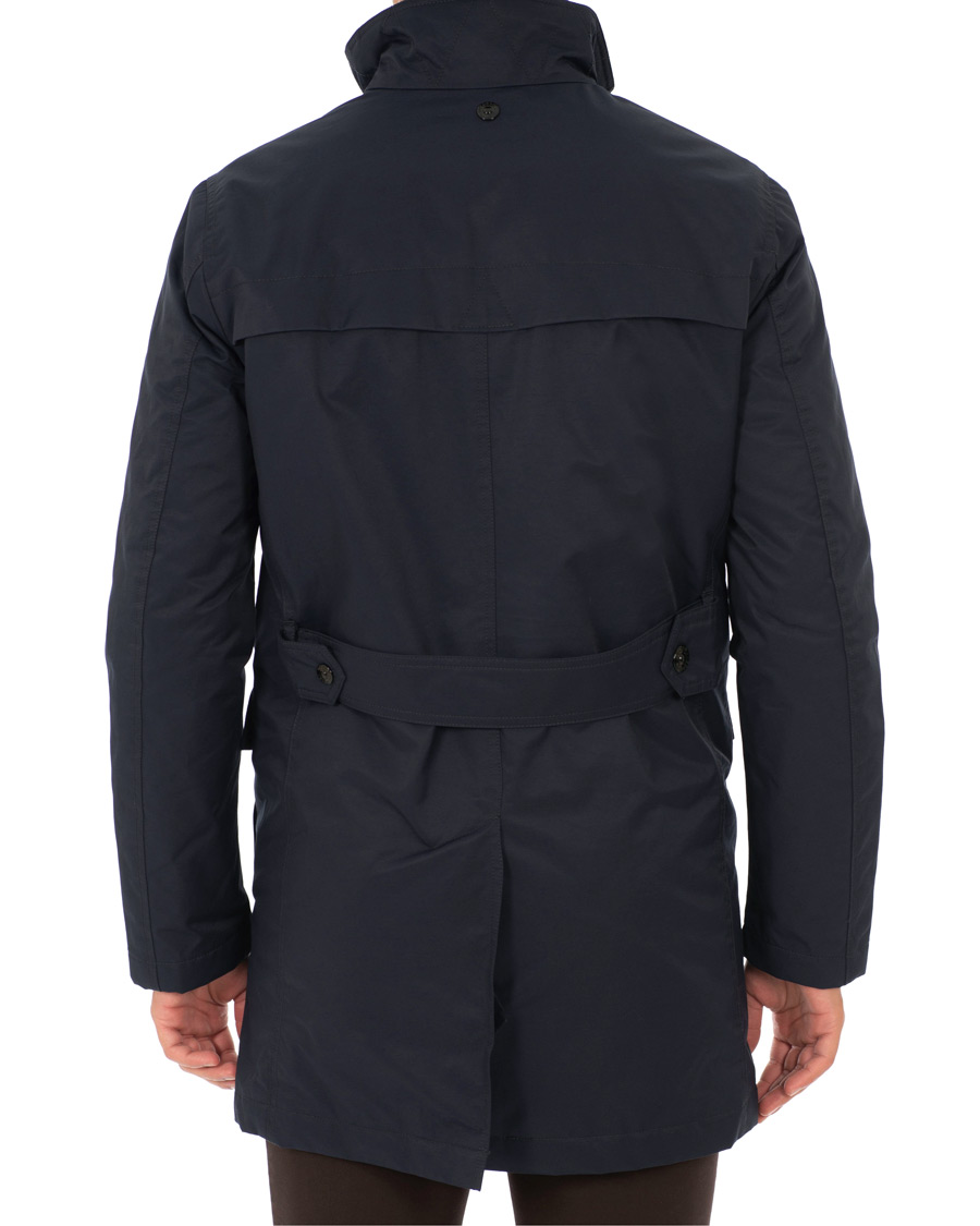 Herre | Jakker | Oscar Jacobson | Danton Water Repellent Coat Navy