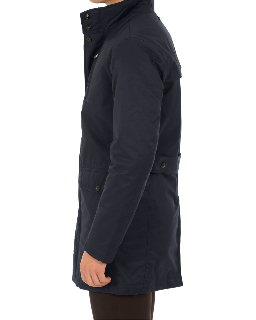 Herre | Jakker | Oscar Jacobson | Danton Water Repellent Coat Navy