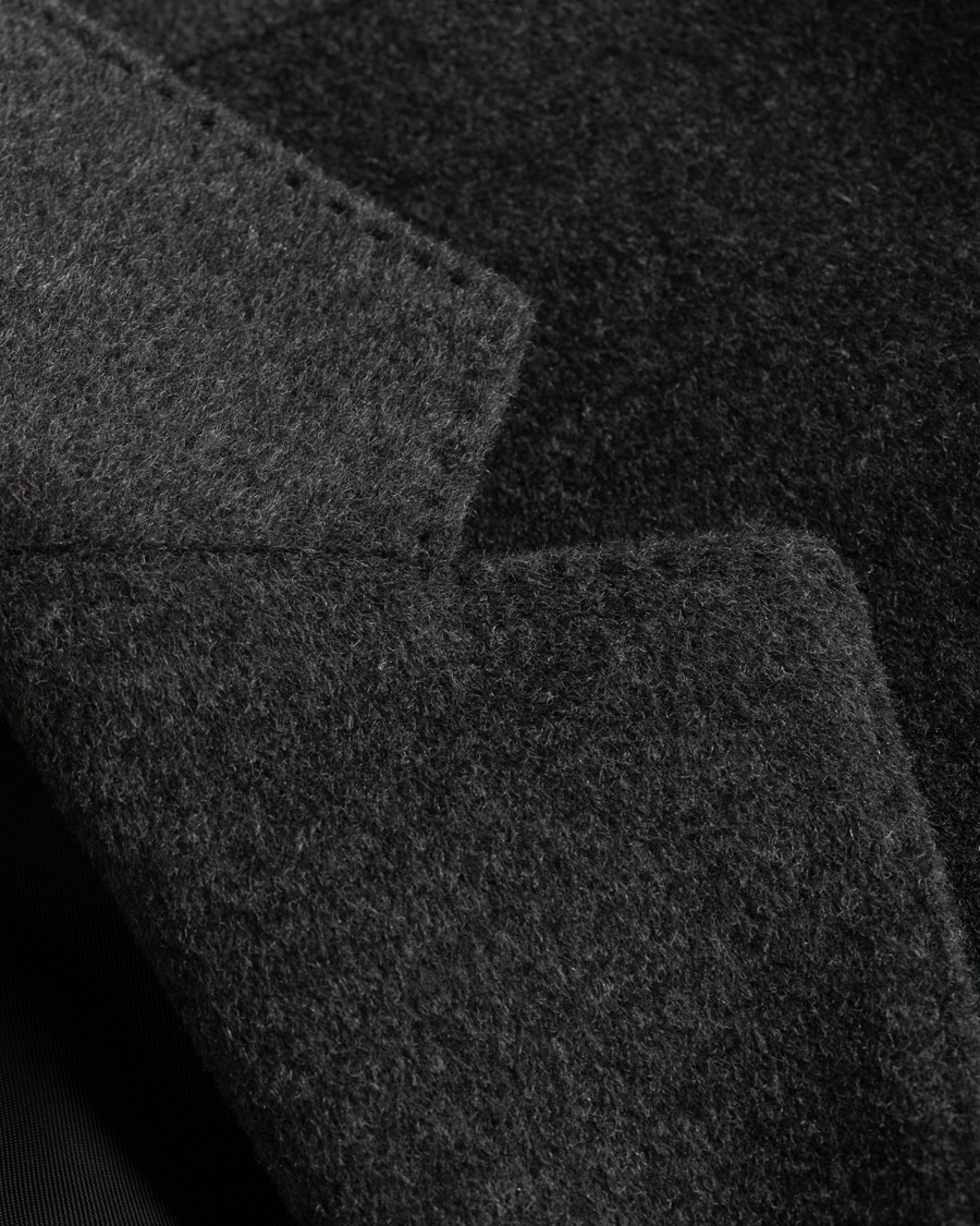 Herre | Jakker | Oscar Jacobson | Saks Wool/Cashmere Coat Grey