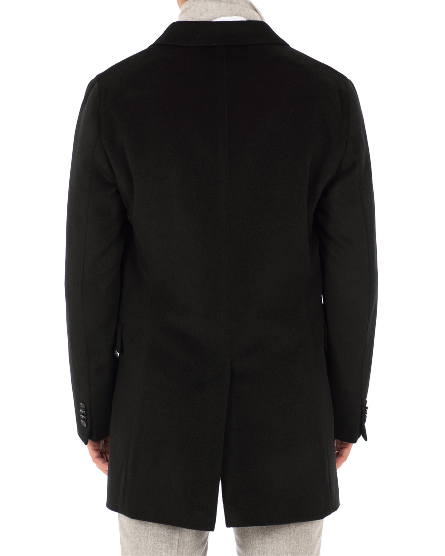 Herre | Jakker | Oscar Jacobson | Saks Wool/Cashmere Coat Black