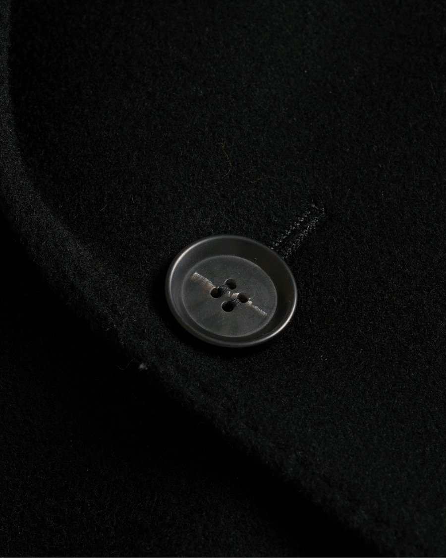 Herre | Jakker | Oscar Jacobson | Saks Wool/Cashmere Coat Black