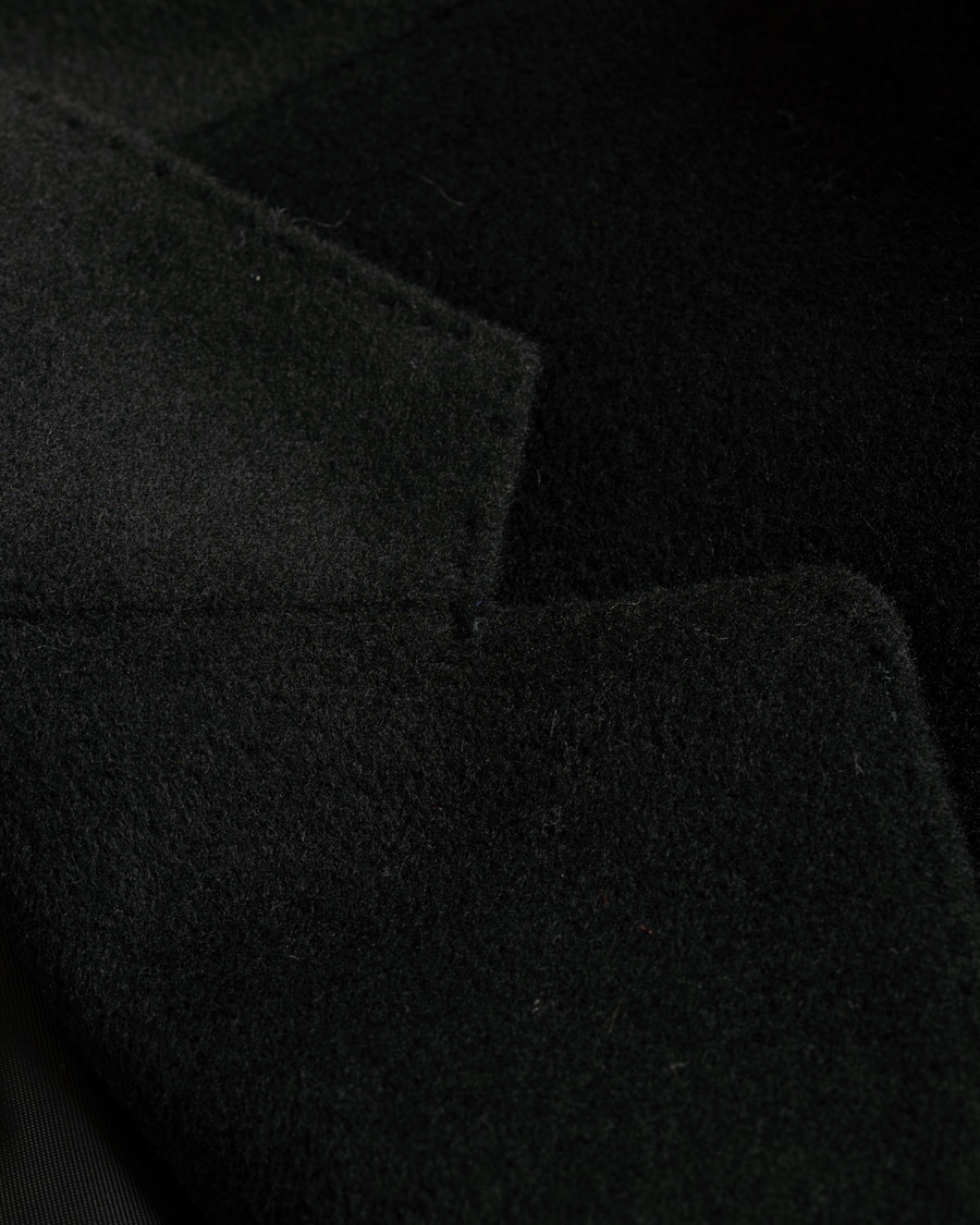 Herre | Jakker | Oscar Jacobson | Saks Wool/Cashmere Coat Black