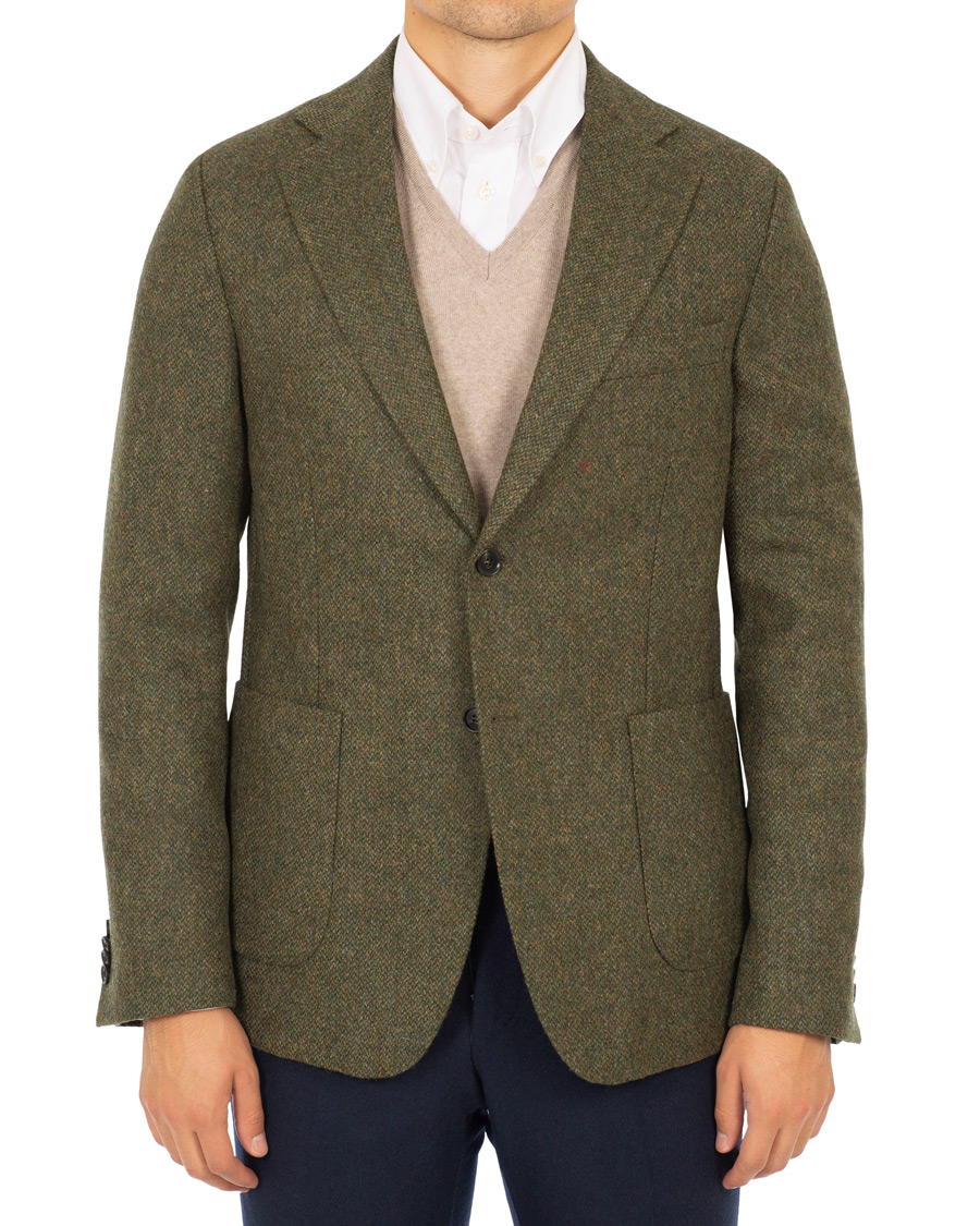 Herre | | Oscar Jacobson | Edgar Yorkshire Tweed by Moon Blazer Green