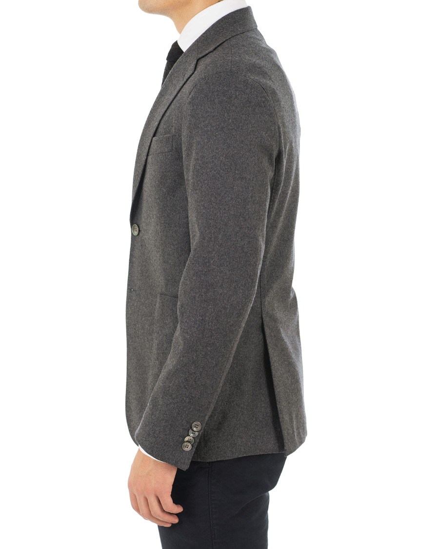 Herre | Dressjakker | Oscar Jacobson | Edgar Flannel Blazer Grey