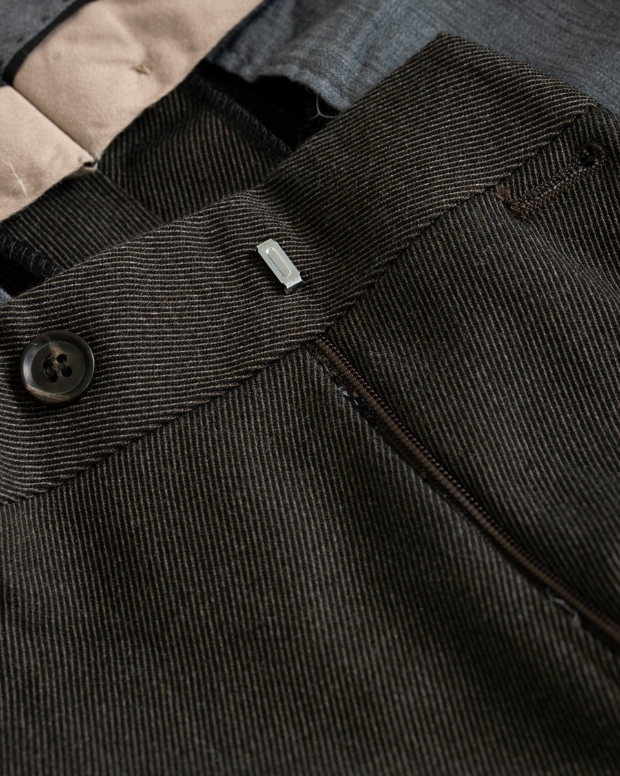 Herre | Bukser | Oscar Jacobson | Trent Side Adjusters Trousers Brown