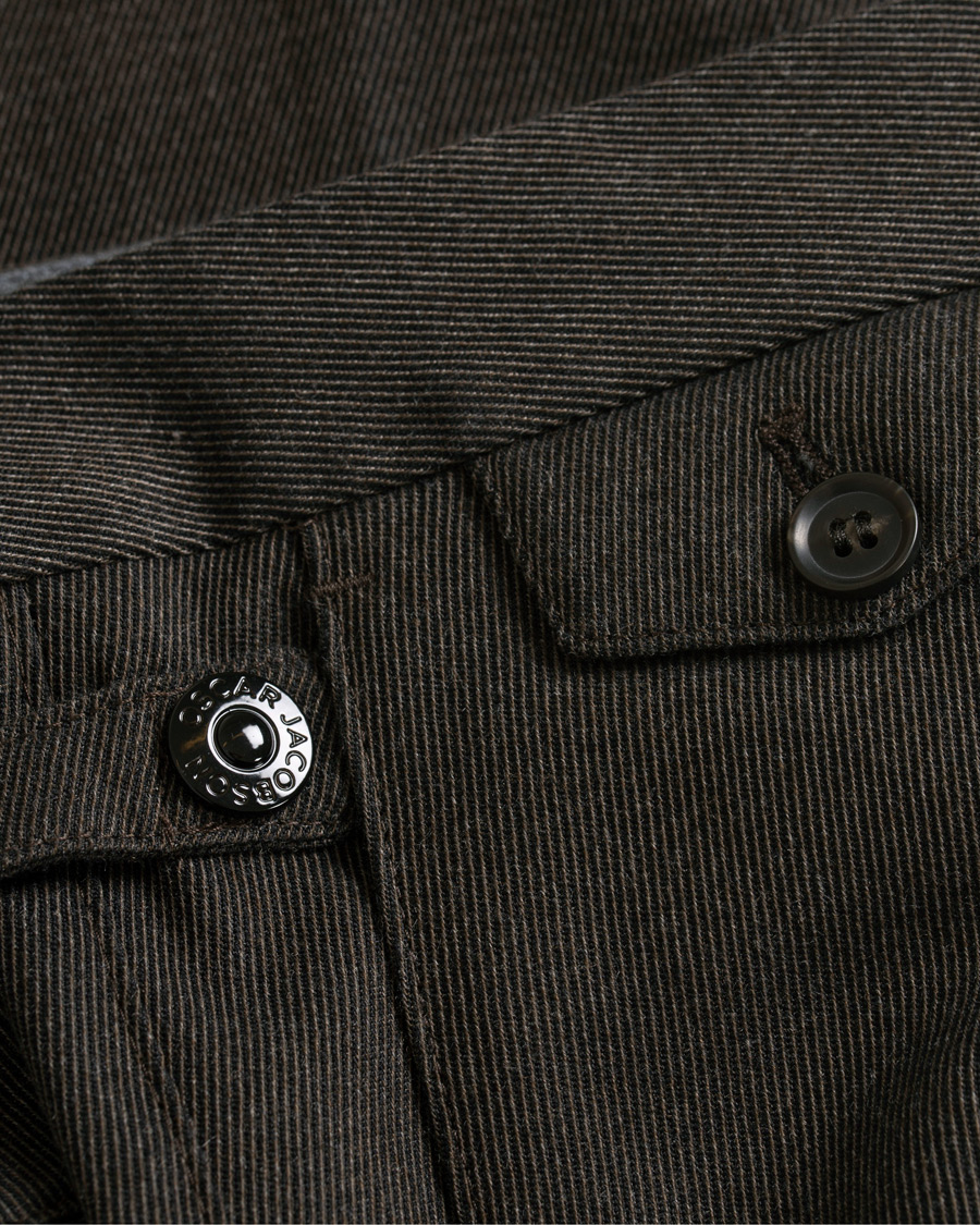 Herre | Bukser | Oscar Jacobson | Trent Side Adjusters Trousers Brown