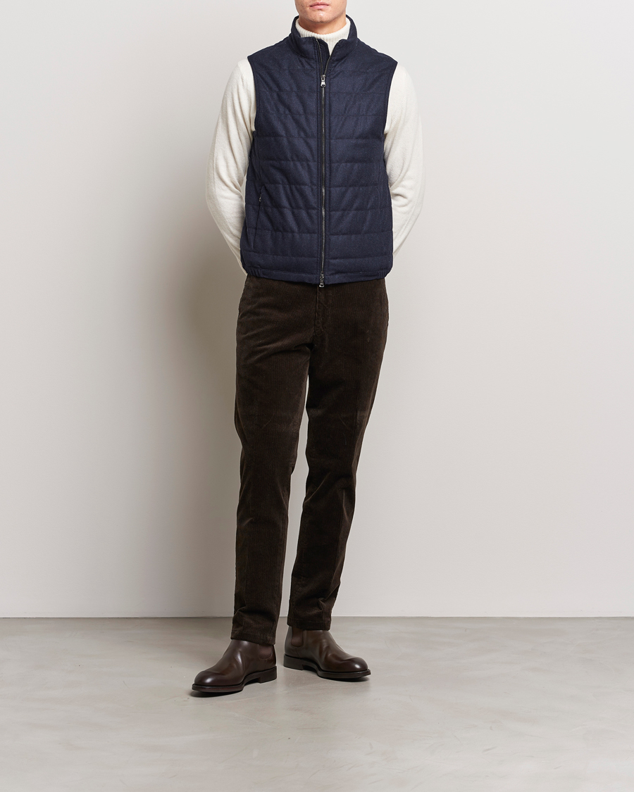 Herre | Bukser | Oscar Jacobson | Denz Corduroy Trousers Dark Brown