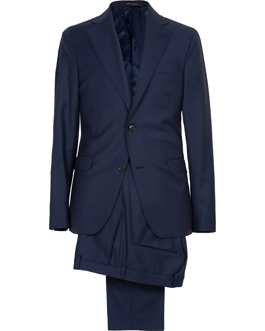 Herre | Dresser | Oscar Jacobson | Ego Super 120 Wool Drago Suit Blue