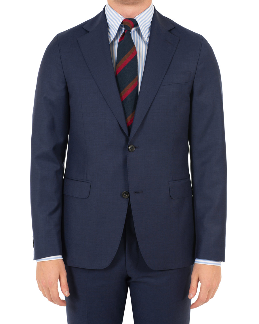 Herre | Dresser | Oscar Jacobson | Ego Super 120 Wool Drago Suit Blue