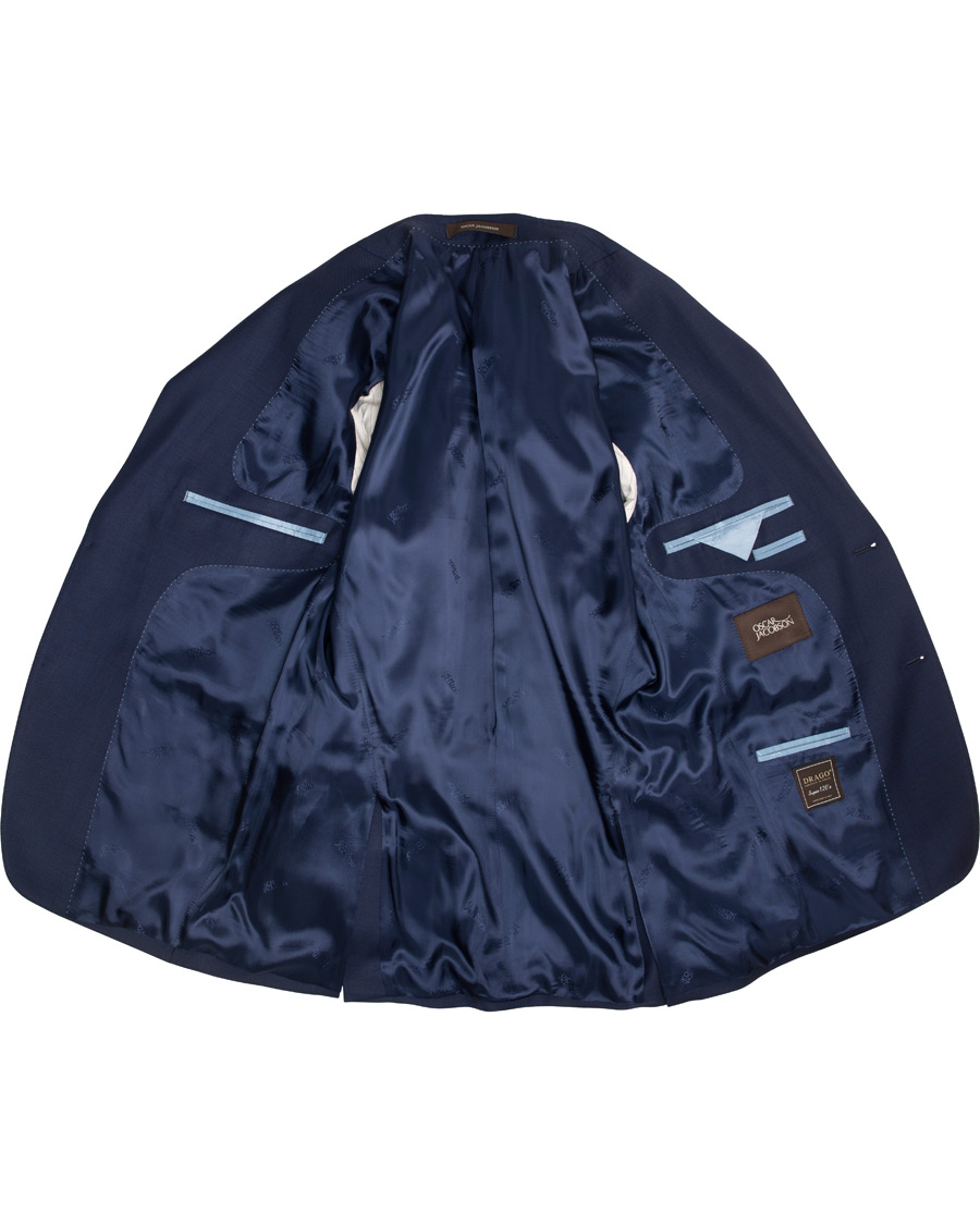 Herre | Dresser | Oscar Jacobson | Ego Super 120 Wool Drago Suit Blue