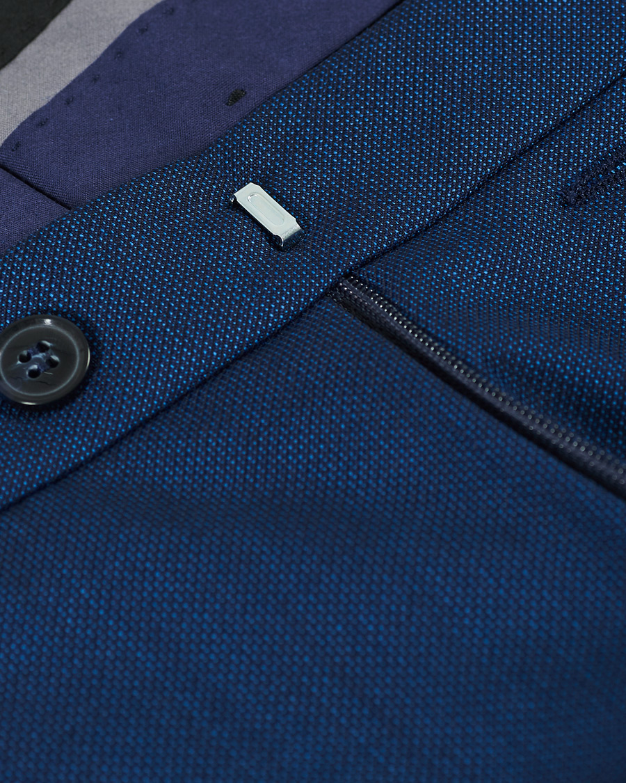 Herre | Bukser | Oscar Jacobson | Denz Wool Trousers Blue