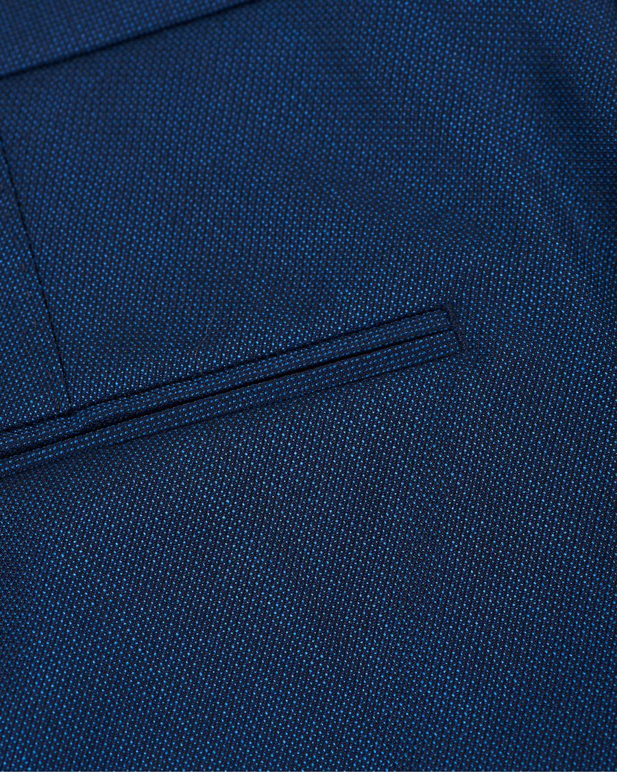 Herre | Bukser | Oscar Jacobson | Denz Wool Trousers Blue