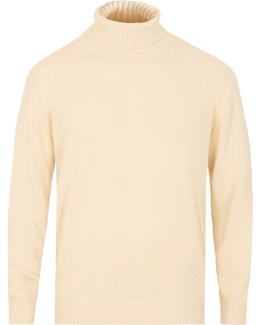 Herre | Gensere | Oscar Jacobson | Kristopher Alpaca Wool Rollneck White