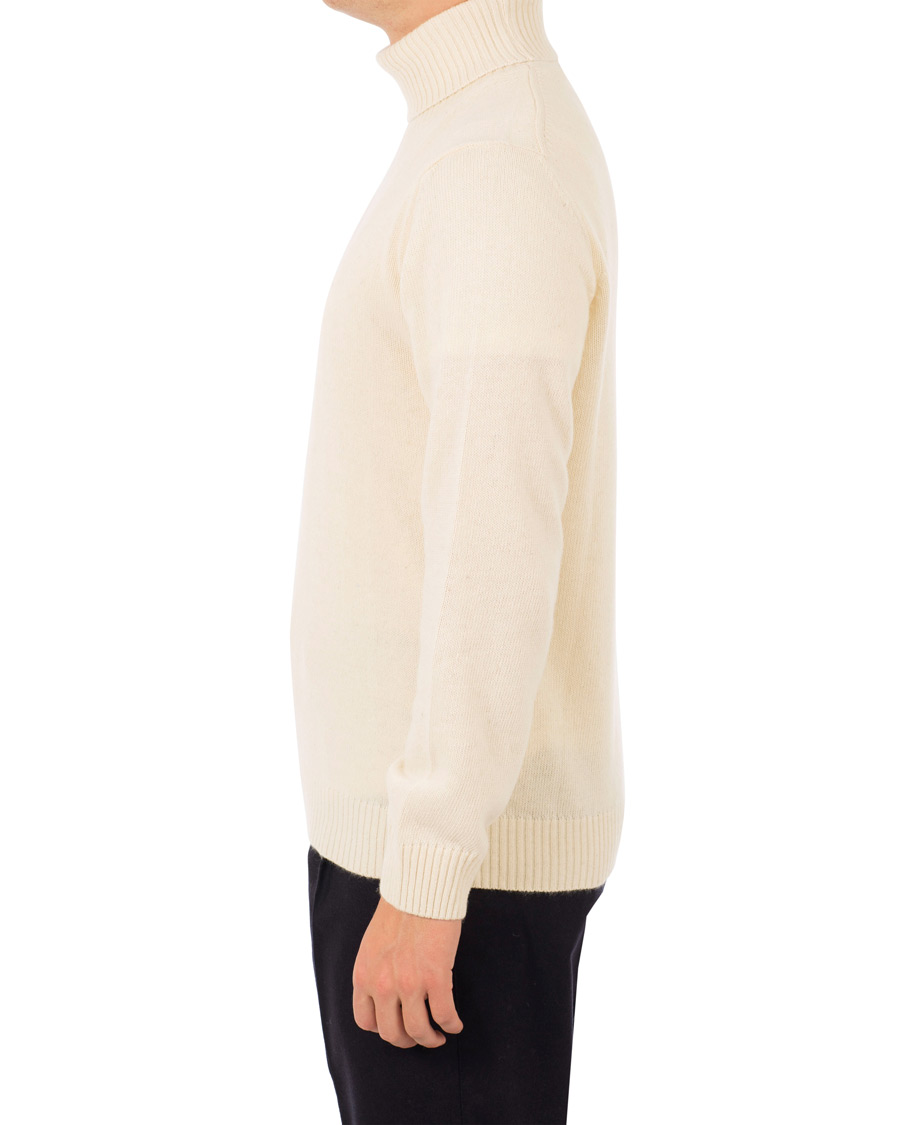 Herre | Gensere | Oscar Jacobson | Kristopher Alpaca Wool Rollneck White