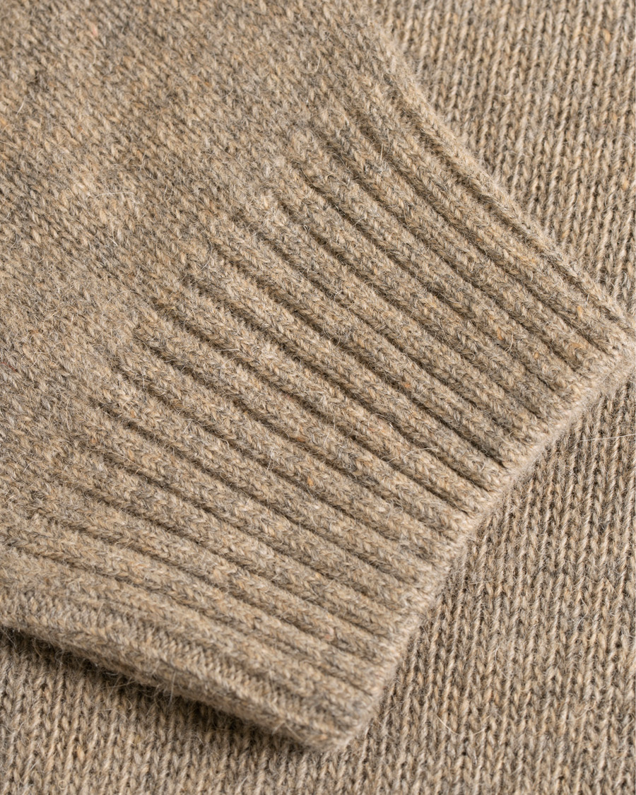 Herre | Gensere | Oscar Jacobson | Kristopher Alpaca Wool Rollneck Light Brown