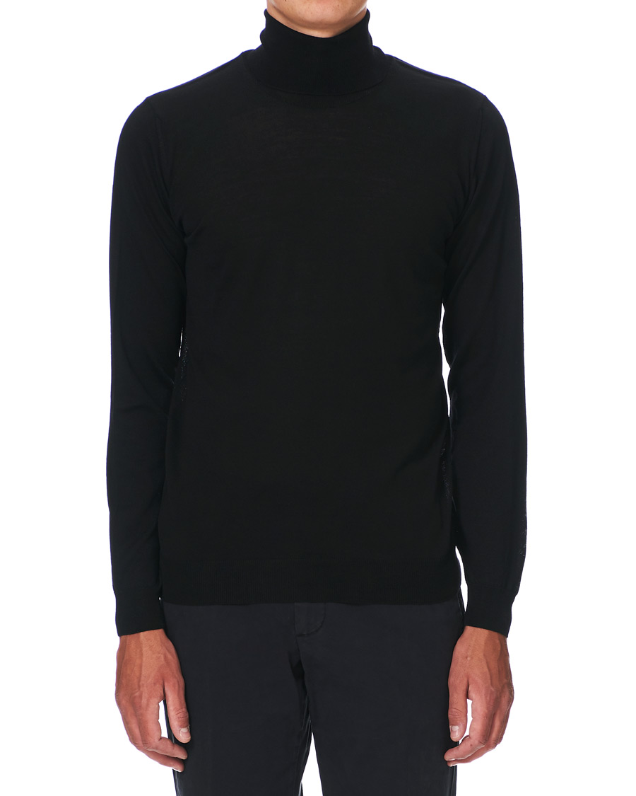 Herre |  | Oscar Jacobson | Cole Extra Fine Merino Rollneck Black