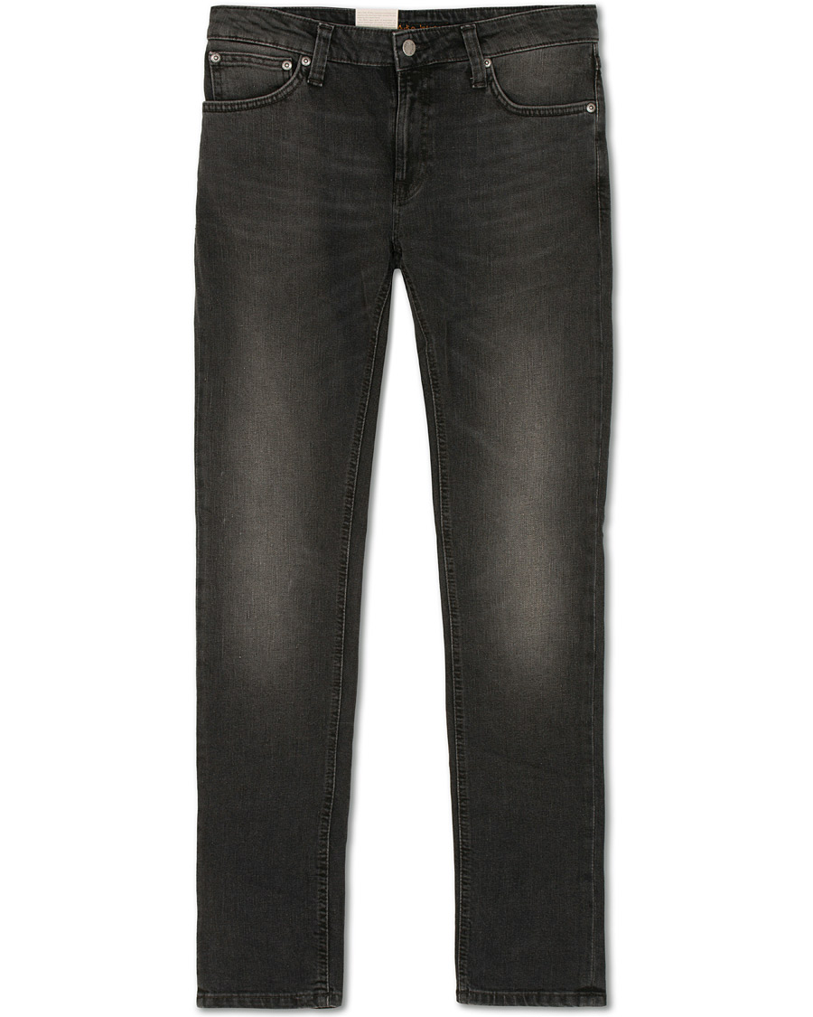 Herre | Jeans | Nudie Jeans | Skinny Lin Organic Jeans Black Movement