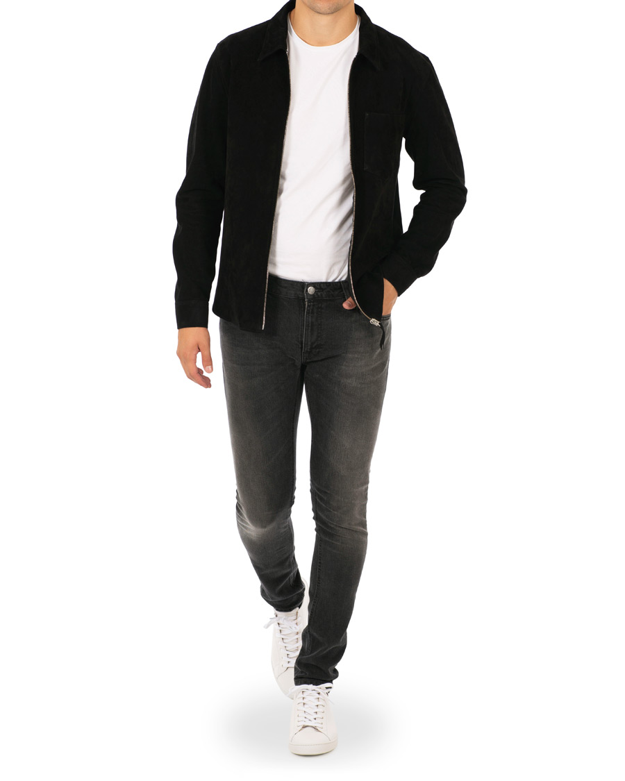 Herre | Jeans | Nudie Jeans | Skinny Lin Organic Jeans Black Movement