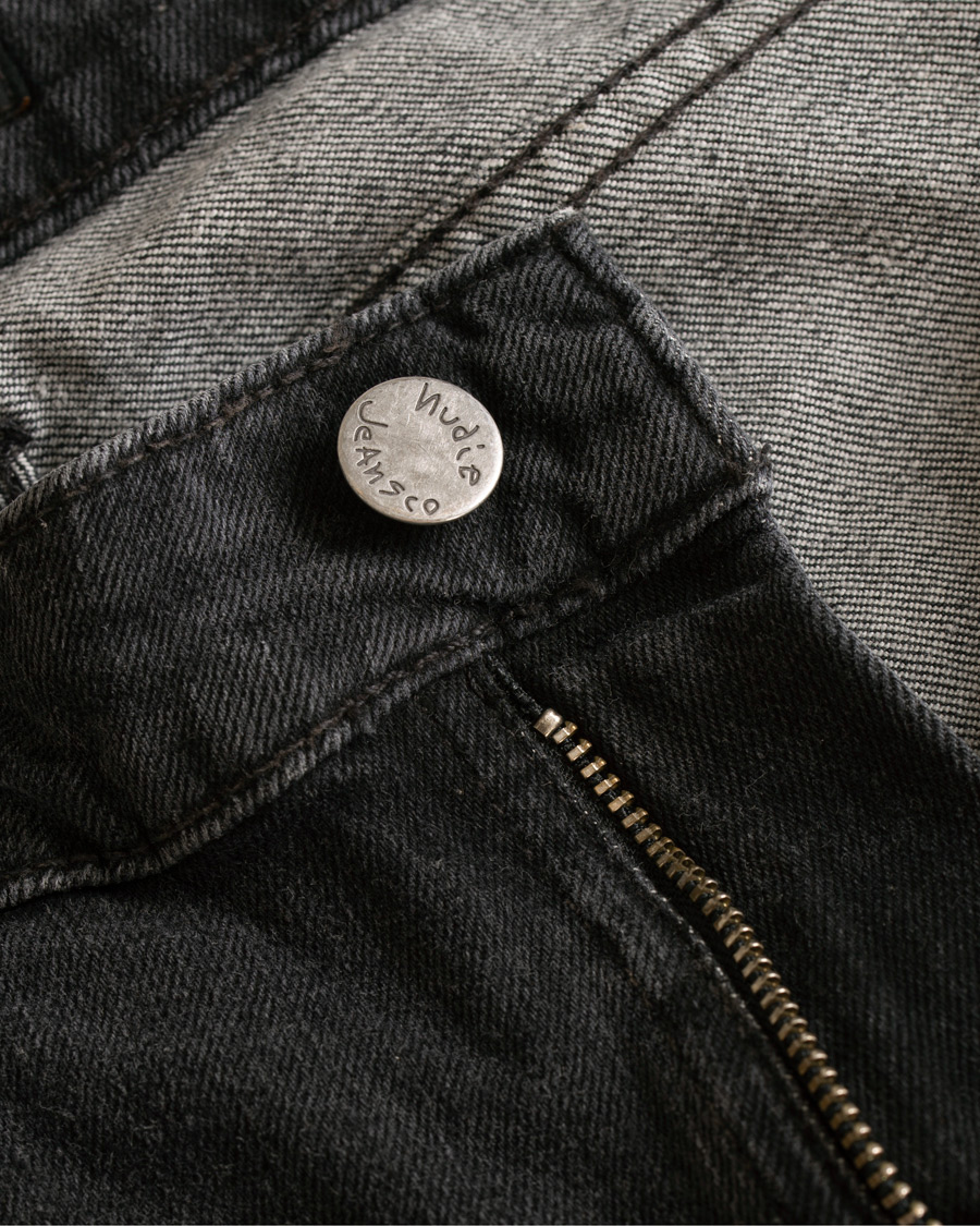 Herre | Jeans | Nudie Jeans | Skinny Lin Organic Jeans Black Movement