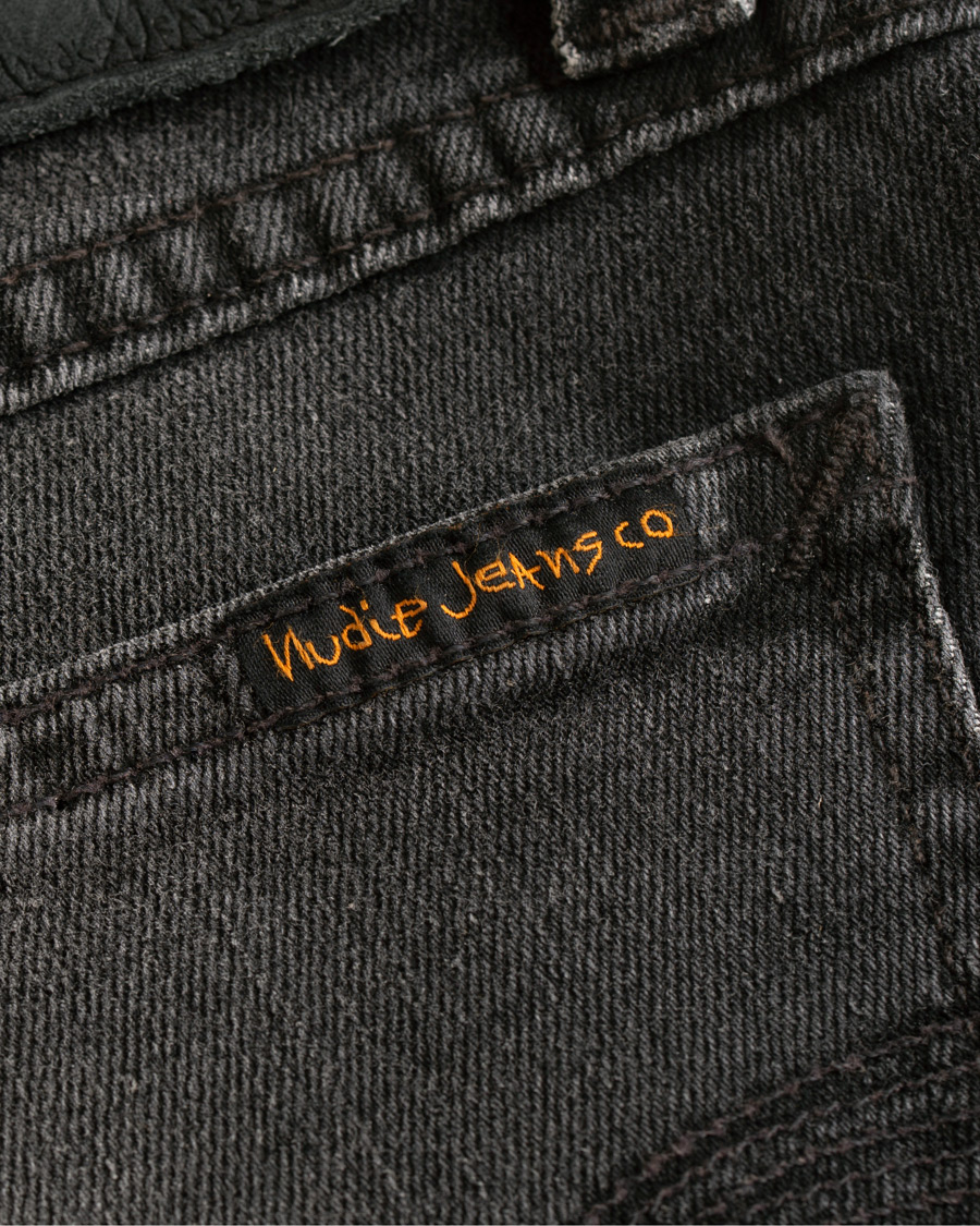 Herre | Jeans | Nudie Jeans | Skinny Lin Organic Jeans Black Movement