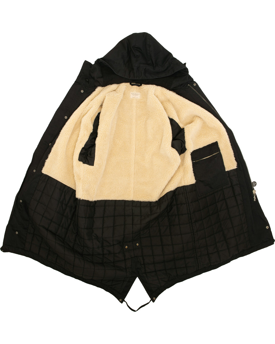Herre | Jakker | Nudie Jeans | Lars Swedish Fish Tail Parka Black