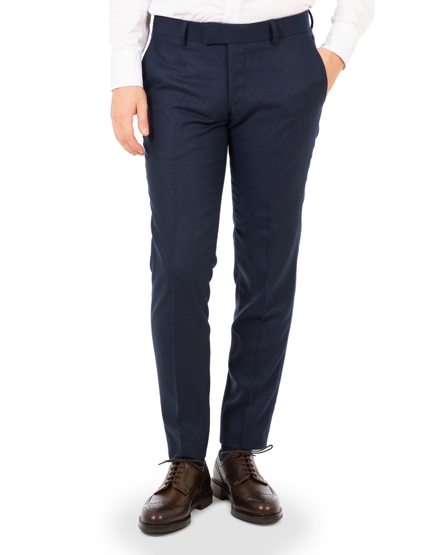 Herre | Bukser | Tiger of Sweden | Tordon Flannel Trousers Navy