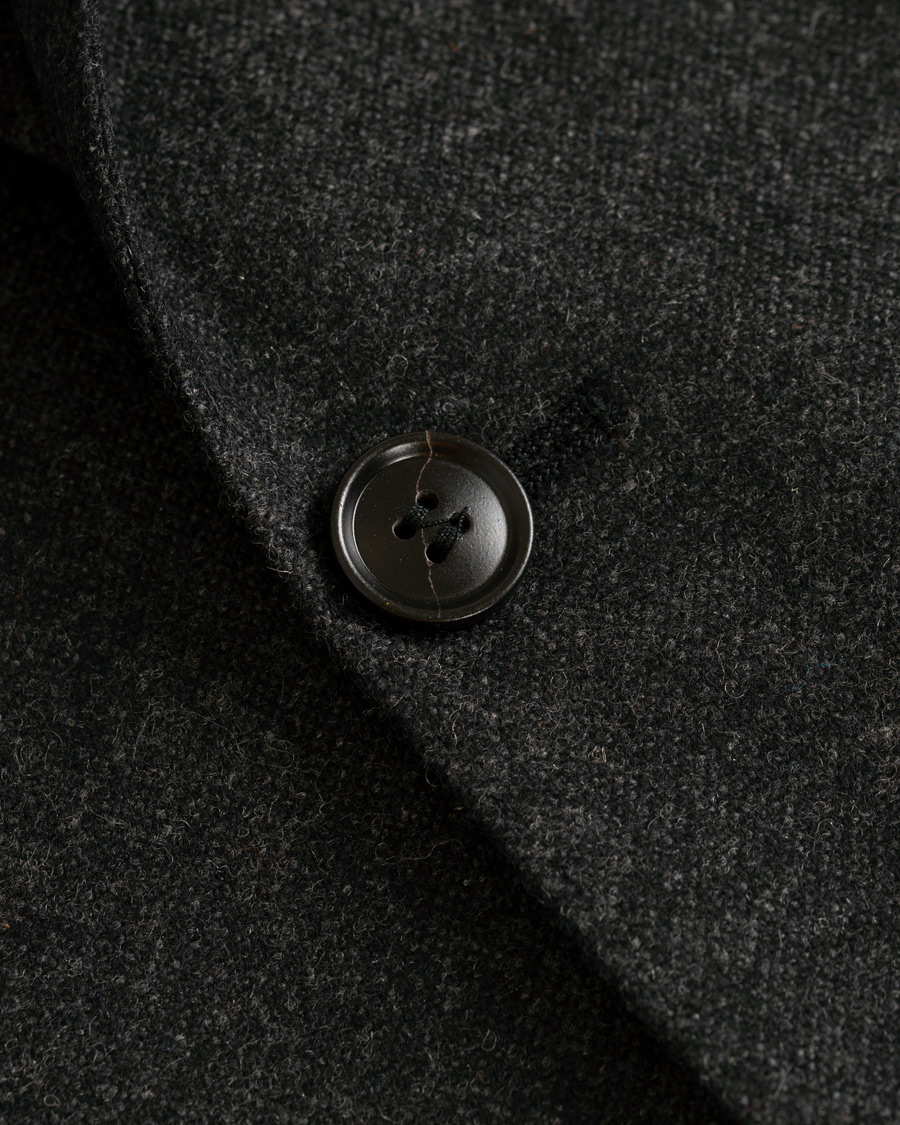Herre | Dressjakker | Tiger of Sweden | Jamot Flannel Patch Pocket Blazer Dark Grey