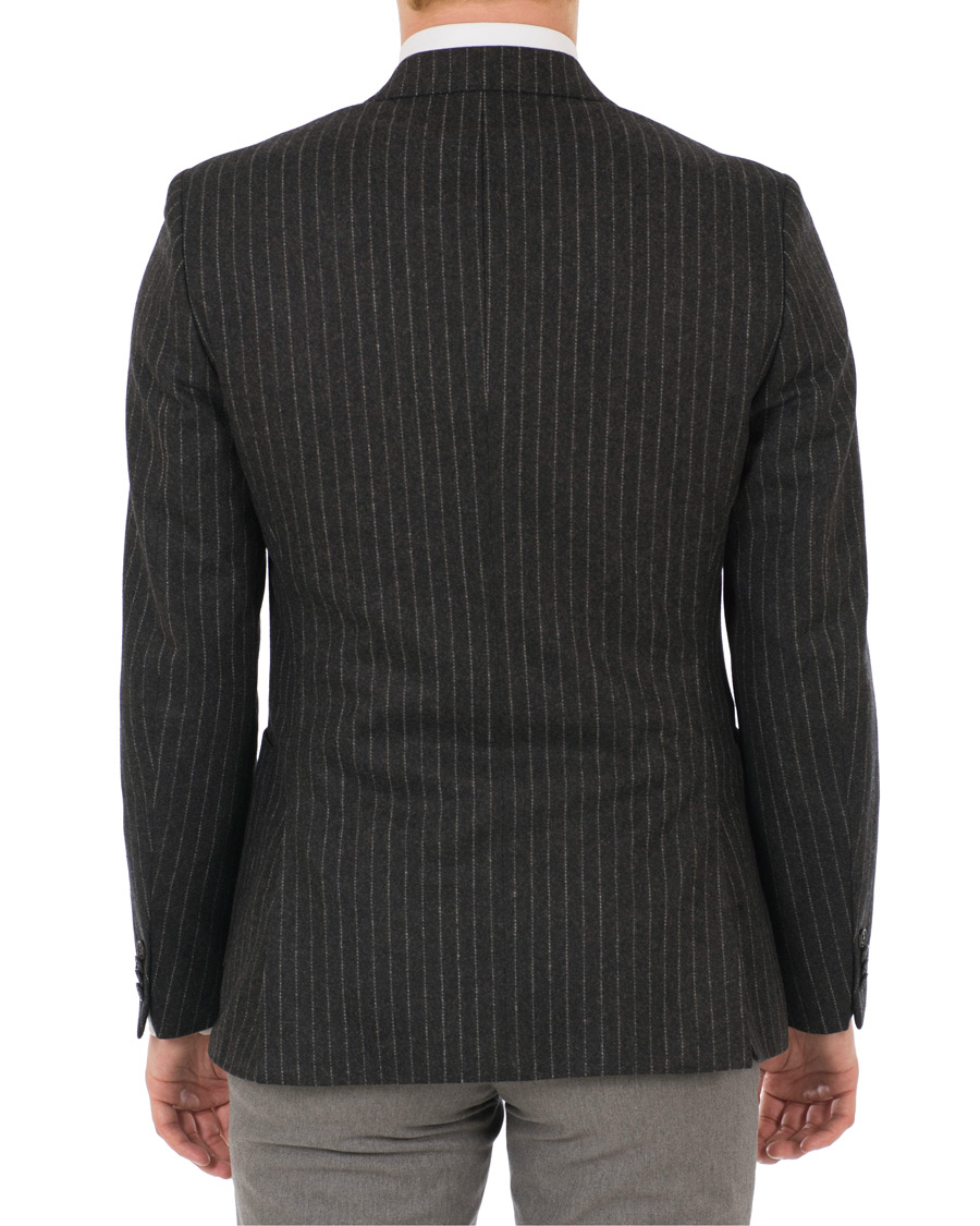 Herre | Dressjakker | Tiger of Sweden | Jamot Pinstripe Patch Pocket Blazer Dark Grey