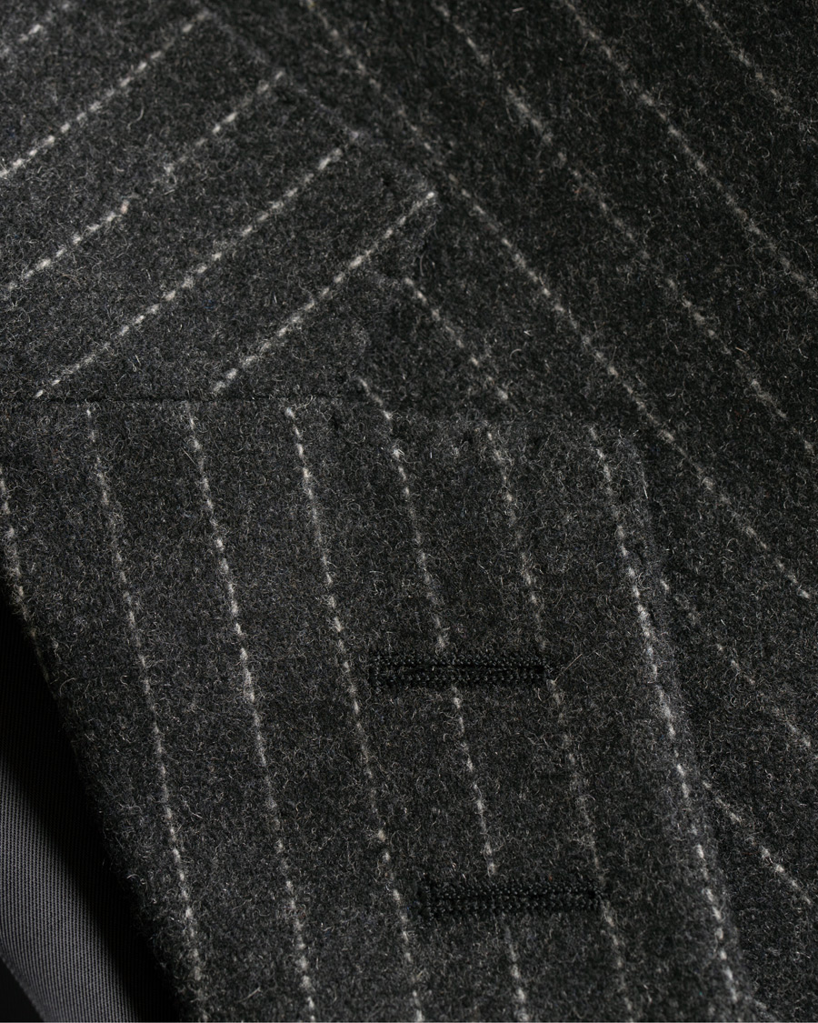 Herre | Dressjakker | Tiger of Sweden | Jamot Pinstripe Patch Pocket Blazer Dark Grey