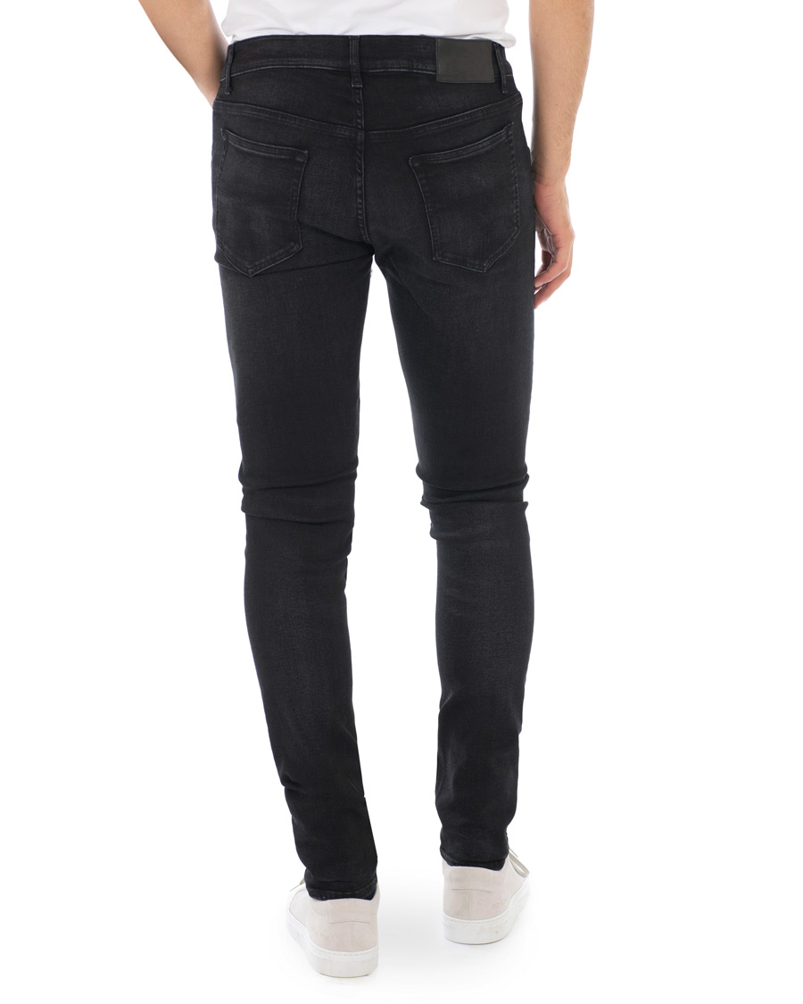 Herre | Jeans | Tiger of Sweden Jeans | Slim Gray Stretch Jeans Washed Black