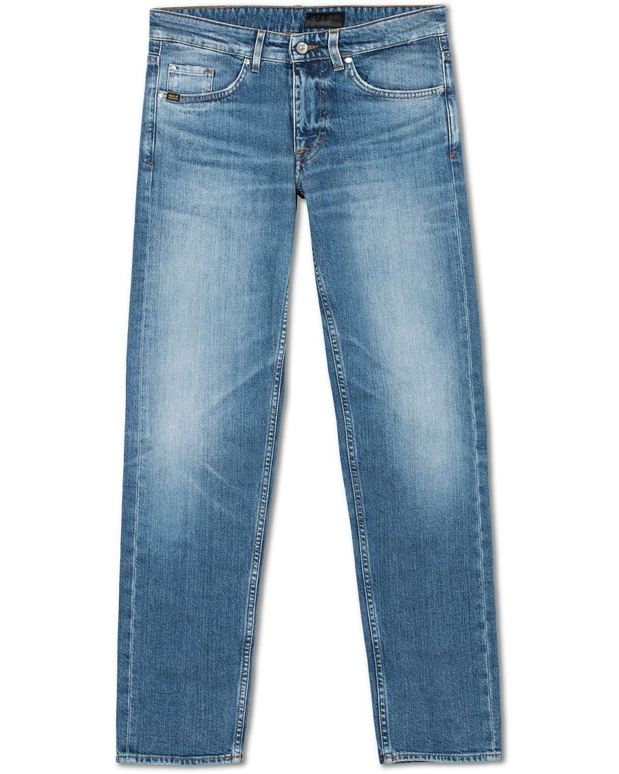 Herre | Jeans | Tiger of Sweden Jeans | Straight Lone Stretch Jeans Mid Blue