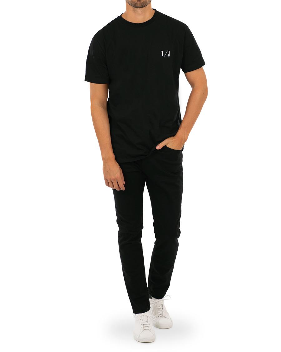 Herre | T-Shirts | Tiger of Sweden Jeans | Fleek Crew Neck Tee Black